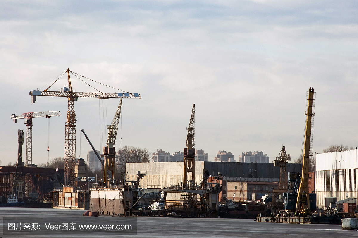 城市工業(yè)景觀。